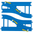 Tomica Parts R- 15 Double/Wide Point Rail image