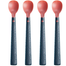 Tommee Tippee 4pcs Spoon 4m Plus Heat Sense Weaning Spoons with BACSHIELD Antibacterial Technology and Long Anti-Slip Handles image