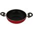 Topper Nonstick Karai With Lid Red 24 Cm image