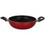 Topper Nonstick Karai With Lid Red 24 Cm image