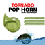 Tornado Waterproof HT-200 Tromba Elettromagnet Bitonale Dual-Tone Sound Horn For Motorcycle And Car For Motorcycle And Car 2 Pcs image