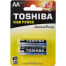 Toshiba Lr6gcp Bp 2 Alkaline Aa Batteries Bundle Of 2Pcs image