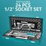 Total Socket Set 1/2inch 24pcs image