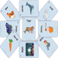 TownStore Early learning English Activity Flash Cards - 96 Flash Card image
