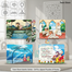 Town Store Islamic Series - 24 Pcs Jigsaw Puzzles Duplex Paper Board for Kids Educational Brain Teaser Boards Toys (4 Packs) image