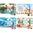 Town Store Islamic Series - 24 Pcs Jigsaw Puzzles Duplex Paper Board for Kids Educational Brain Teaser Boards Toys (4 Packs) image