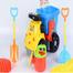 Toys Heavy Duty Friction Powered Cartoon Dumper Truck for Kids,11pcs sand beach truck. -299912663 image