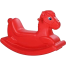 Toys Plastic Horse Kids Rocking Ride Toy for Nursery and Playroom (Red) image