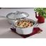 Tramontina Sauce Pan 20cm Flate with lid handle and tri-ply base image