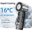 Transparent 3000mAh Mini Handheld Cooling Fan -(16°c) image