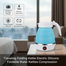 Travelling Folding Kettle Electric Silicone Foldable Water Kettles Compression image