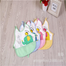Trendy Cartoon Baby Pocket Elephant Print Cartoon Cotton Bib Saliva Towel 1Pcs image