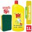 Trix Dishwashing Liquid 1 Ltr Lemon (Scrubber Free) image