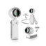 Turbo Fan 5 Speed Portable Mini Fan Rechargeable Handheld Cooling Fan for Travel image