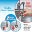 Turbo Flex 360° Flexible Faucet Sprayer - Dual-Mode Sink Tap Head for Kitchen and Bathroom image