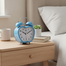 Twin Bell Alarm Table Clock Apple Retro Gonti Blue image