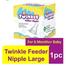 Twinkle Feeder Nipple Large 6months image