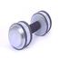 Two Pcs Rubber Dumbbell Set - 10kg - Silver image
