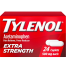 Tylenol Extra Strength 500 mg Acetaminophen Pain Reliever and Fever Reducer 24 Tablets -504355325 image