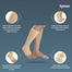 Tynor Compression Stocking High Quality Durable Open Toe Below Knee image