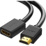 UGREEN 10140 HDMI Male to Female Cable 0.5m (Black) HD107 image