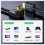 UGREEN 10172 HDMI Cable Right Angle 90 Degree 1m (Black) HD103 image