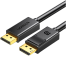 UGREEN 10212 DP Male to Male Cable 3m (Black) DP102 image