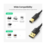 UGREEN 10350 USB 2.0 AM to BM Print Cable 1.5m (Black) US135 image