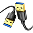 UGREEN 10370 USB-A 3.0 Male to Male Cable 1m (Black) US128 image