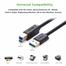 UGREEN 10372 USB 3 AM to BM Print Cable 2m (Black) image