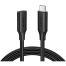 UGREEN 10387 USB-C/M to USB-C/F Gen2 5A Extension Cable 1m (Black) image