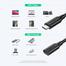 UGREEN 10387 USB-C/M to USB-C/F Gen2 5A Extension Cable 1m (Black) image