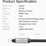 UGREEN 10541 Toslink Optical Audio Cable 3m AV108 image