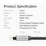 UGREEN 10542 Toslink Optical Audio Cable 1.5m AV108 image
