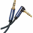 UGREEN 10688 3.5mm Male to 3.5mm Male Cable Gold Plated Metal Case With Braid 3m (Blue) AV112 image