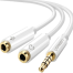 UGREEN 10789 3.5mm male to 2 Female Audio Cable ABS Case (White) AV141 image