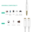 UGREEN 10789 3.5mm male to 2 Female Audio Cable ABS Case (White) AV141 image