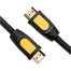 UGREEN 11106 HDMI Round Cable 15m (Yellow/Black) HD101 image