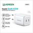 UGREEN 15327 Nexode 45W Dual USB-C PD GaN Fast Charger CD294 image