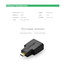 UGREEN 20106 Micro HDMI Male to HDMI Female Adapter (Black) image