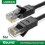 UGREEN 20162 Cat 6 U/UTP Lan Cable 5m (Black) NW102 image