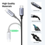UGREEN 20192 USB-C Male to 3.5mm Male Audio Cable with Chip 1m CM450 image