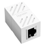 UGREEN 20311 RJ45 Network Keystone Jack Inline Coupler Female to Female 1pcs (White) NW114 image