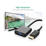 UGREEN 20415 DP Male to VGA Female Converter (Black) DP109 image