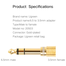 UGREEN 20503 6.5mm Male to 3.5mm Female Adapter 20503 image