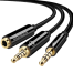 UGREEN 20898 3.5mm Female to 2 Male Audio Cable ABS Case (Black) AV140 image