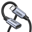 UGREEN 30205 USB-C Male to USB-C Female Gen2 Alu Case Braided Extension Cable 1m (Dark gray) US372 image