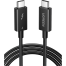 UGREEN 30389 USB-C to USB-C Thunderbolt 4 Cable 0.8m (Black) US501 image