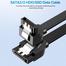 Ugreen 30797 Angled SATA 3 Data Cable 0.5m image