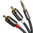 UGREEN 3.5mm Male to 2RCA Male Cable 5m (Black) AV116 image